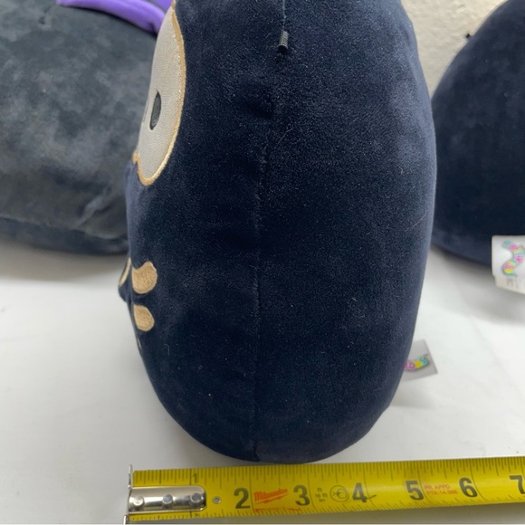 Lot of 3  Squishmallows 5" Skeleton skull Judith Black  Halloween Plush Animals - Picture 8 of 11